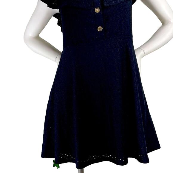 Speechless Black Eyelet Off-The-Shoulder Short Dress - Picture 3 of 12